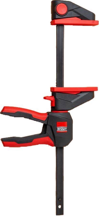 Einhandzwinge EZ 360 mit drehbarem Griff EZ360-60 Spannweite 600 mm Ausladung 80 mm Spreizweite (e) 195-765 mm Schiene 1