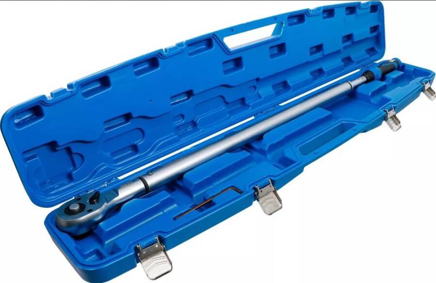 Drehmomentschlüssel mit Feinskala 4296007 Anzugswert 100 - 700 Nm Antriebsvierkant 3/4 `` Länge 1210 mm Skaleneinteilung