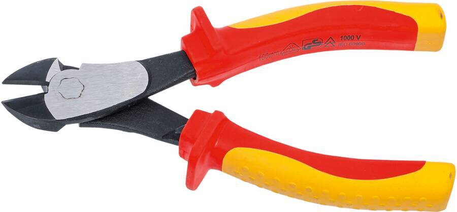 VDE-Kraftseitenschneider 7155 Länge 180 mm Schneidbereich (Stahldraht-Ø mittelhart / hart / Piano) 3,8 / 2,7 / 2,3 mm Ty