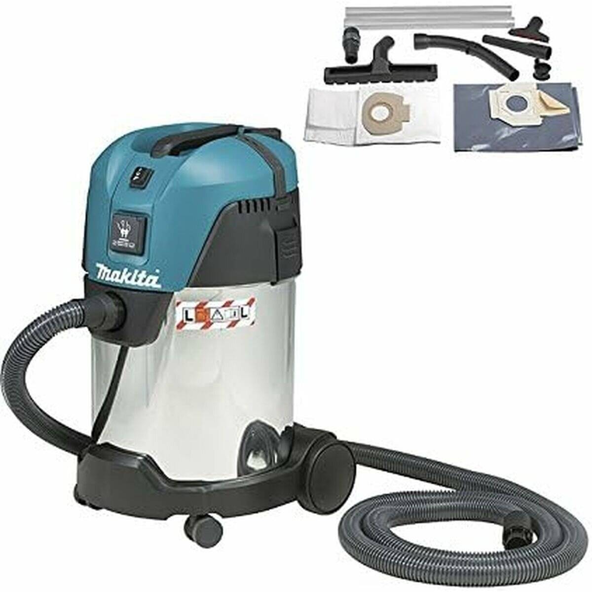 Staubsauger Klasse L, 30 l, Nass-/Trockensauger (blau/aluminium)