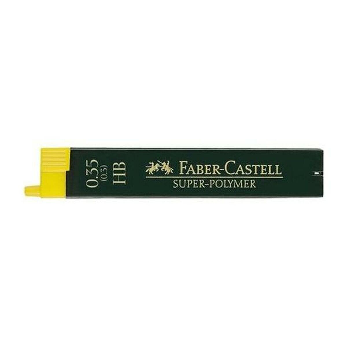 12 FABER-CASTELL SUPER-POLYMER Bleistiftminen HB 0,35 mm