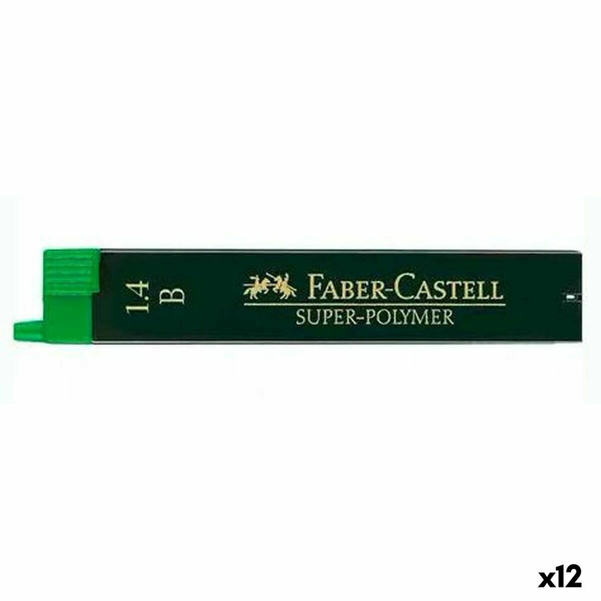6 FABER-CASTELL SUPER-POLYMER Bleistiftminen B 1,4 mm