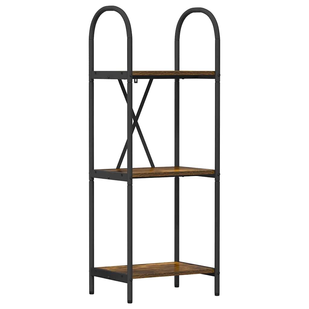 vidaXL Bücherregal Geräucherte Eiche 40 x 30 x 109 cm Holzwerkstoff