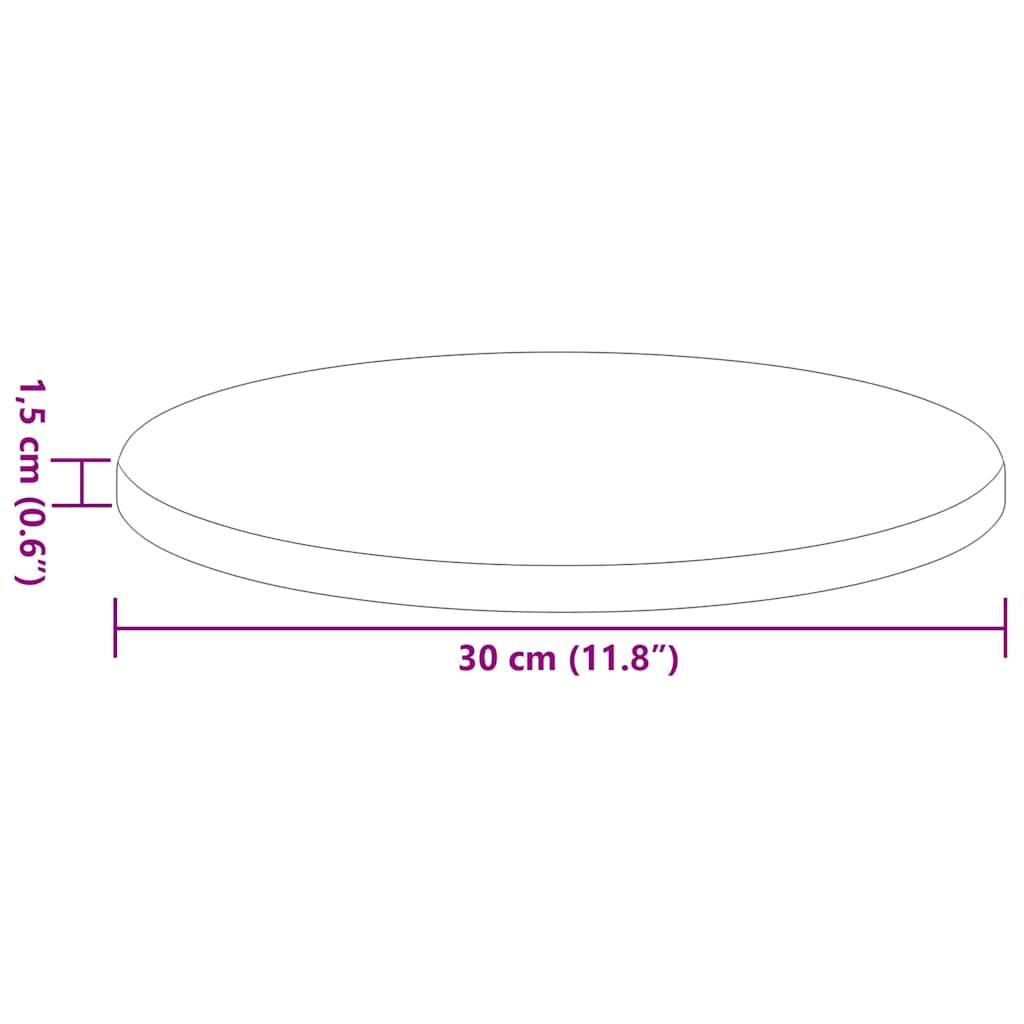 vidaXL Tischplatte Sonoma-Eiche Ø 30 x 1,5 cm Holzwerkstoff
