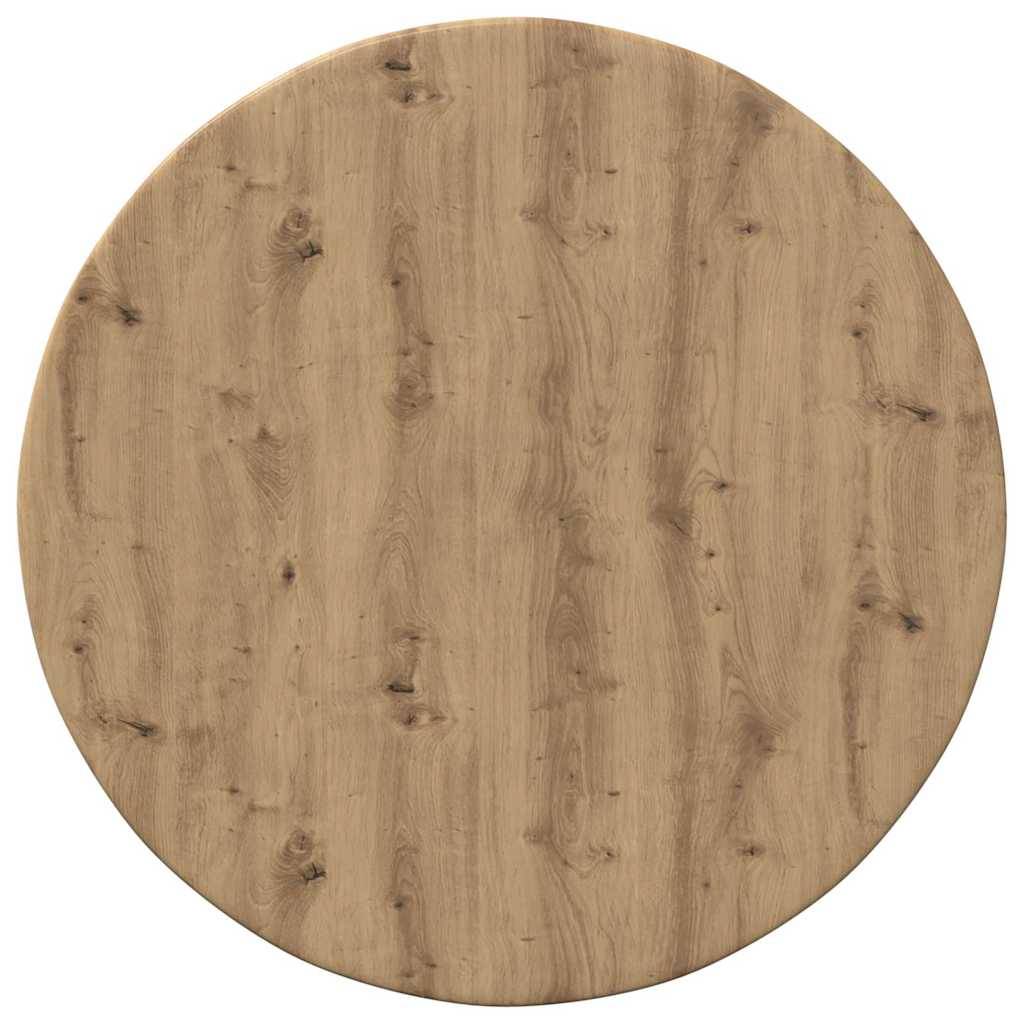 vidaXL Tischplatte Artisan-Eiche Ø 40 x 1,5 cm Holzwerkstoff