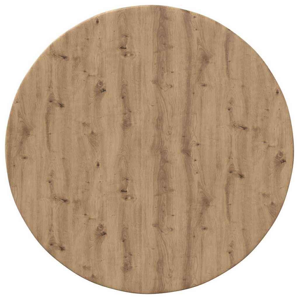 vidaXL Tischplatte Artisan-Eiche Ø 50 x 1,5 cm Holzwerkstoff