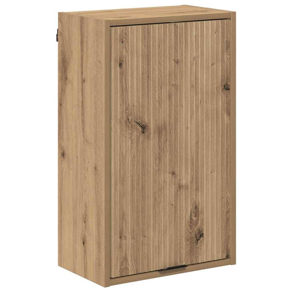 vidaXL Badezimmerschrank Wandmontiert Artisan-Eiche 39 x 23,5 x 65 cm