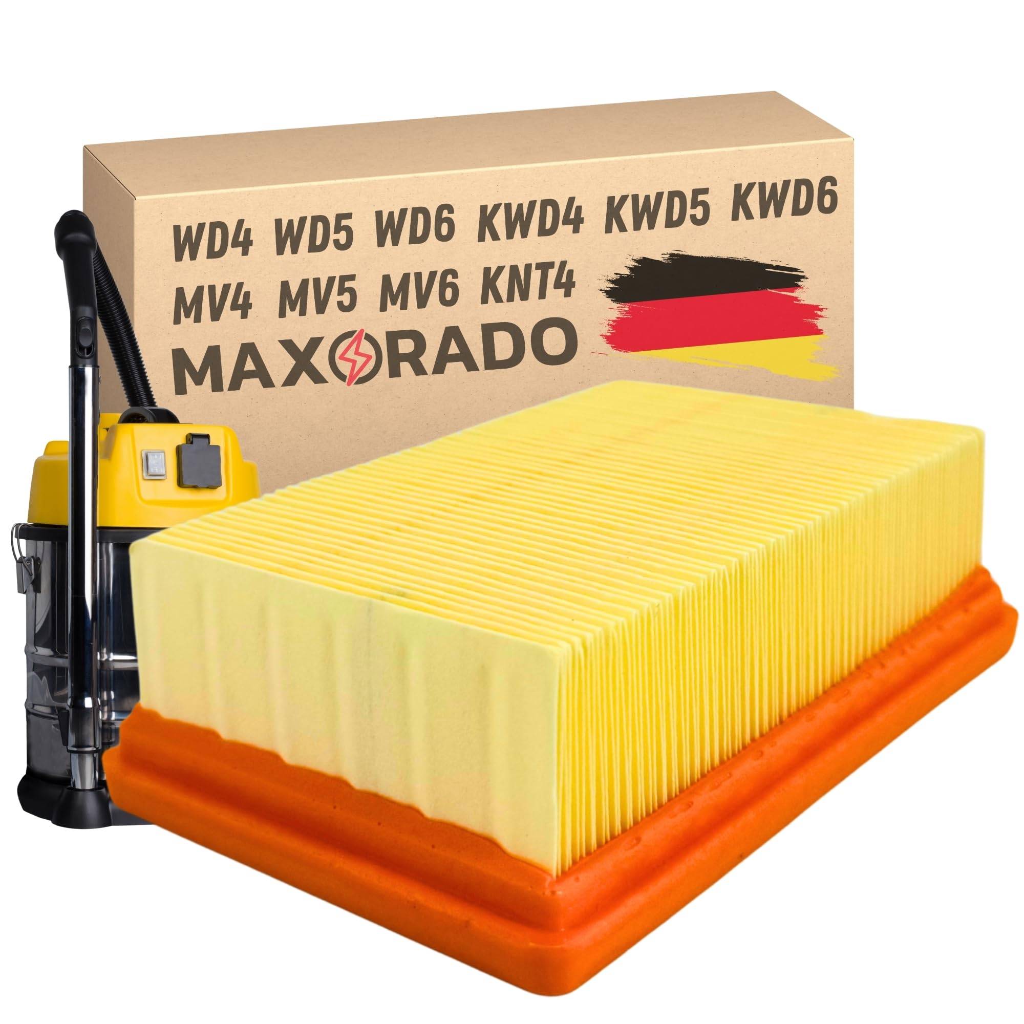 1x Filter für Kärcher MV4 MV5 MV6 WD4 WD5 WD6 2863005 2.863-005.0 KFI 4410 Nass- und Trockensauger Ersatzteil