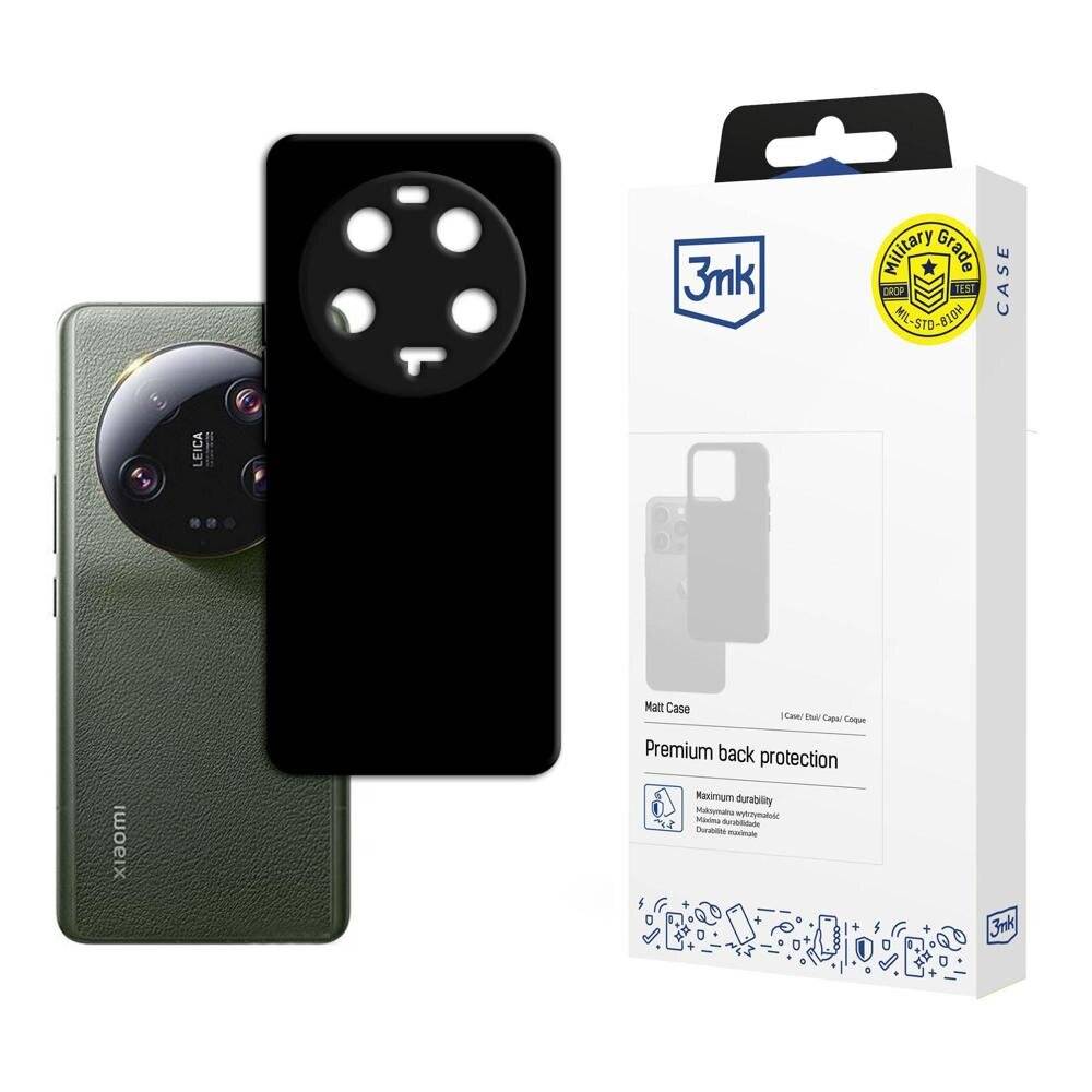 Schutzhülle für ein Smartphone mit mattem Design und Rückenschutz, mit Kameraausschnitten; Die Verpackung hebt die Zertifizierung nach Militärstandard hervor.