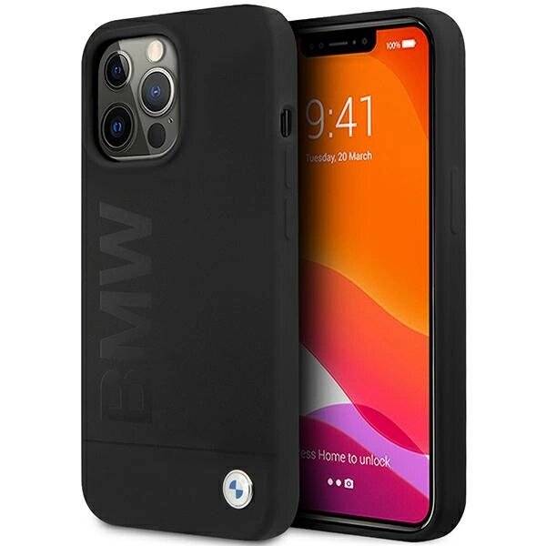 BMW Silikon-Case Signatur-Logo iPhone 13 Pro / – Schwarz