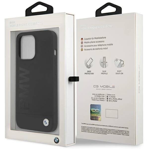 BMW Silikon-Case Signatur-Logo iPhone 13 Pro / – Schwarz