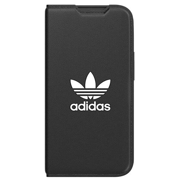 Adidas OR Booklet Case BASIC iPhone 14 Pro 6,1" schwarz/schwarz weiß 50182