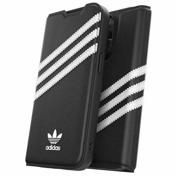 Adidas OR Booklet Case PU iPhone 14 Pro schwarz/weiß 50196