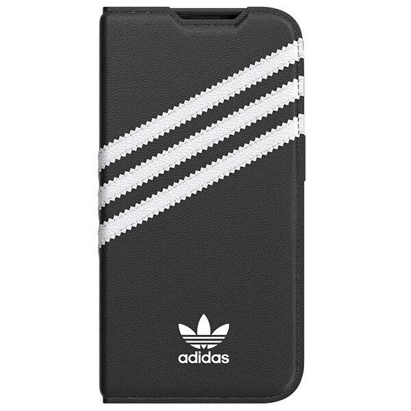 Adidas OR Booklet Case PU iPhone 14 Pro schwarz/weiß 50196