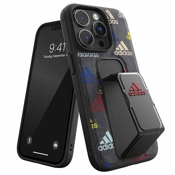 Adidas SP Grip Case iPhone 14 Pro schwarz/schwarz/bunt 50251