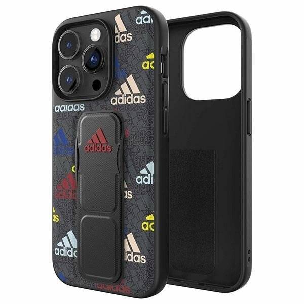 Adidas SP Grip Case iPhone 14 Pro schwarz/schwarz/bunt 50251