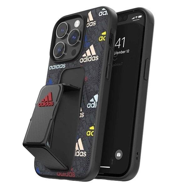 Adidas SP Grip Case iPhone 14 Pro schwarz/schwarz/bunt 50251