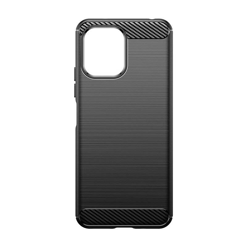 Flexible Hülle Carbonmuster Xiaomi Redmi 12 Carbon Case - Schwarz