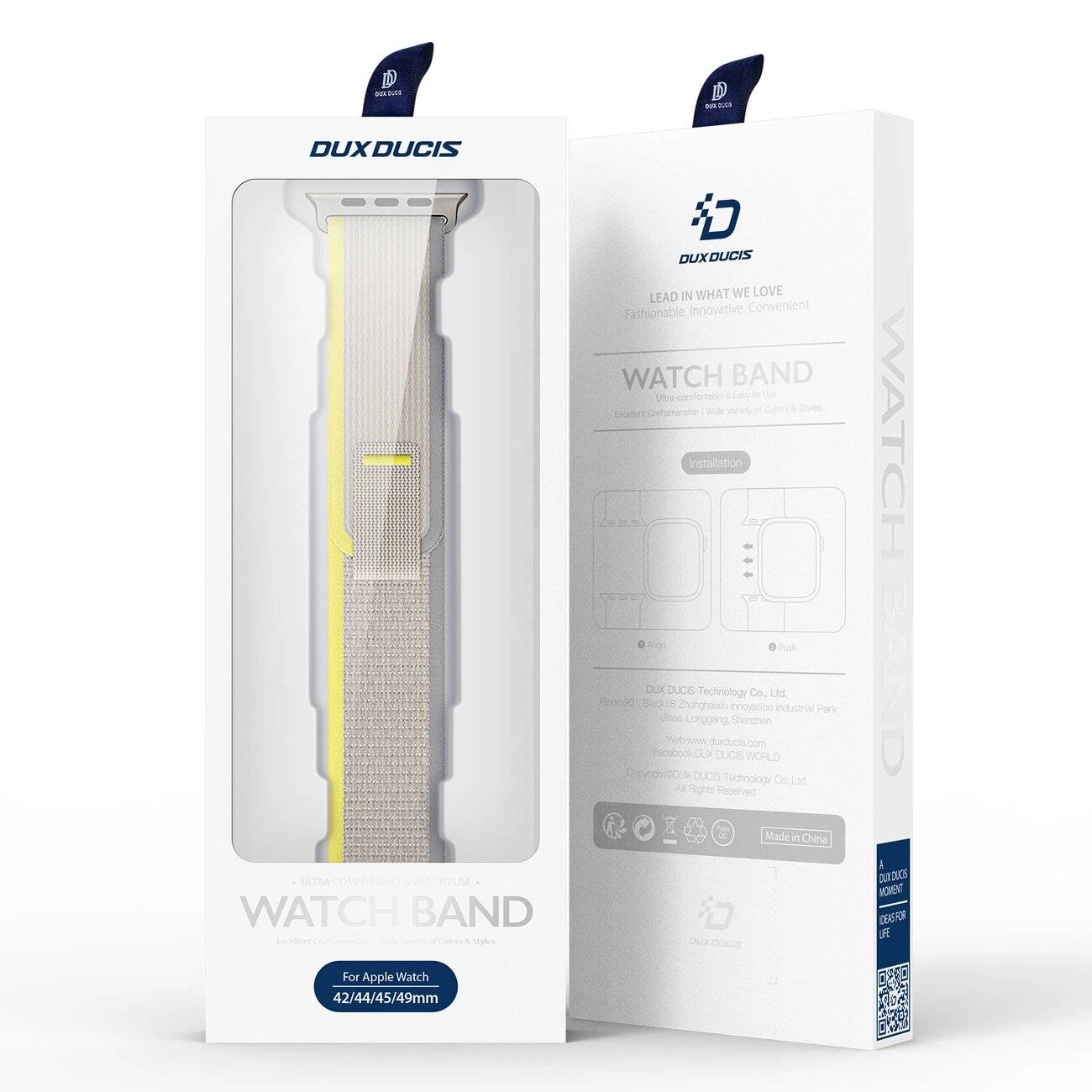 Sport-Klettverschlussarmband Apple Watch Ultra / 9 8 7 6 SE 5 4 3 2 1 42, 44, 45, 49 mm Dux Ducis