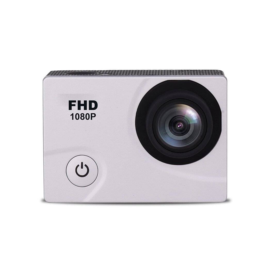DV2400 Full HD Wi-Fi 12Mpx Sportkamera, Weitwinkel wasserdicht + Zubehör – Weiß