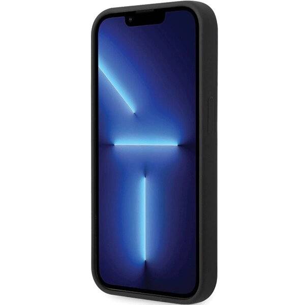 BMW BMHMP14XSILBK2 Hülle iPhone 14 Pro Max 6,7″ – schwarz Signature Liquid Silicone MagSafe