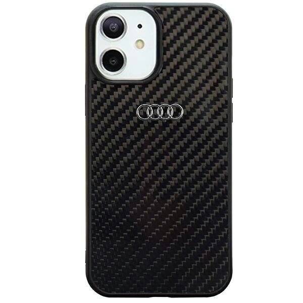 Audi Carbon Fiber iPhone 11 / Xr 6,1″ schwarz/schwarzes Hardcase AU-TPUPCIP11-R8/D2-BK