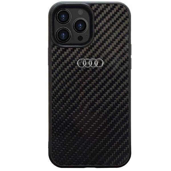 Audi Carbon Fiber iPhone 13 Pro Max 6,7″ schwarz/schwarz Hardcase AU-TPUPCIP13PM-R8/D2-BK