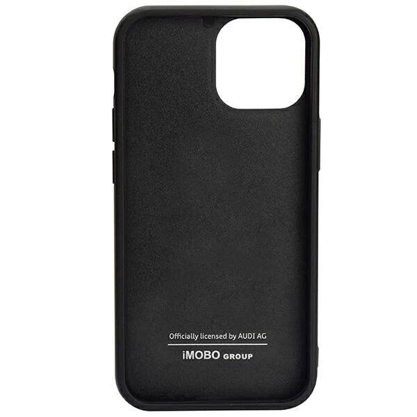 Audi Carbon Fiber Stripe iPhone 13 Pro / 6,1″ schwarz/schwarz Hardcase AUS-TPUPCIP13P-R8/D1-BK