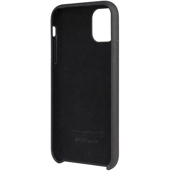 Audi Silikonhülle iPhone 11 / Xr 6,1″ schwarz/schwarz Hardcase AU-LSRIP11-Q3/D1-BK