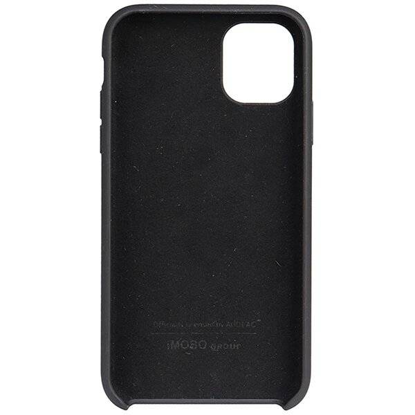 Audi Silikonhülle iPhone 12/12 Pro 6,1″ schwarz/schwarz Hardcase AU-LSRIP12P-Q3/D1-BK
