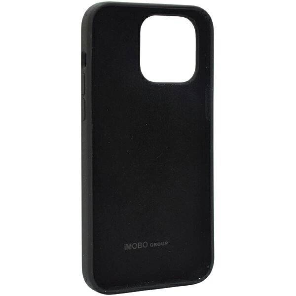 Audi Silikonhülle iPhone 14 Pro 6,1″ schwarz/schwarz Hardcase AU-LSRIP14P-Q3/D1-BK