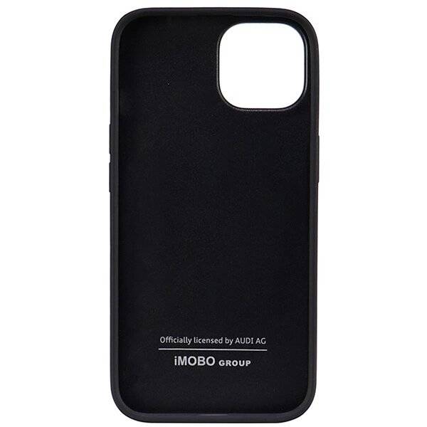 Audi Kunstleder iPhone 14 6,1″ schwarz/schwarz Hardcase AU-TPUPPCIP14-TT/D1-BK