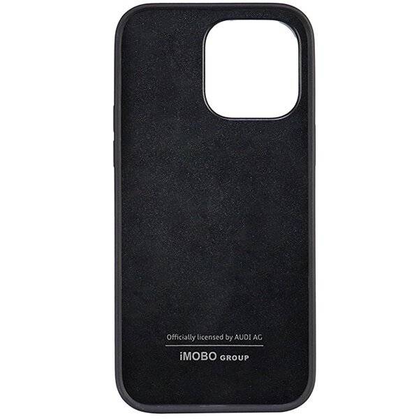Audi Kunstleder iPhone 14 Pro Max 6,7″ schwarz/schwarz Hardcase AU-TPUPPCIP14PM-TT/D1-BK
