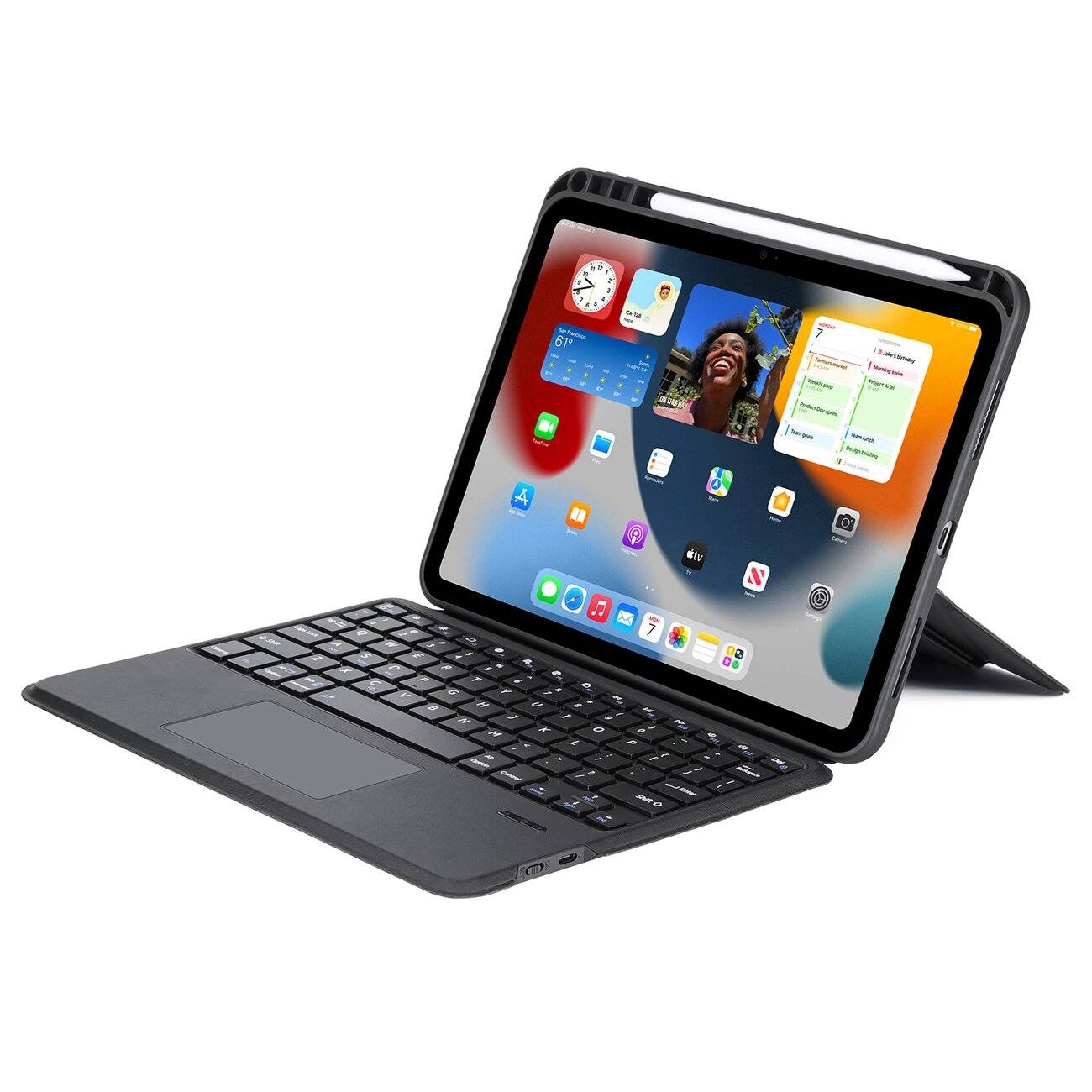 Dux Ducis DK Series Bluetooth-Tastaturhülle Apple iPad 10 2022 – Schwarz