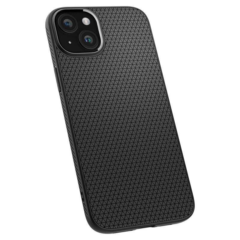 Spigen Liquid Air Hülle iPhone 15 – Mattschwarz