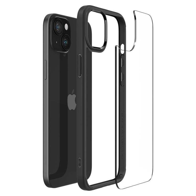 Spigen Ultra Hybrid-Hülle iPhone 15 Plus – Mattschwarz