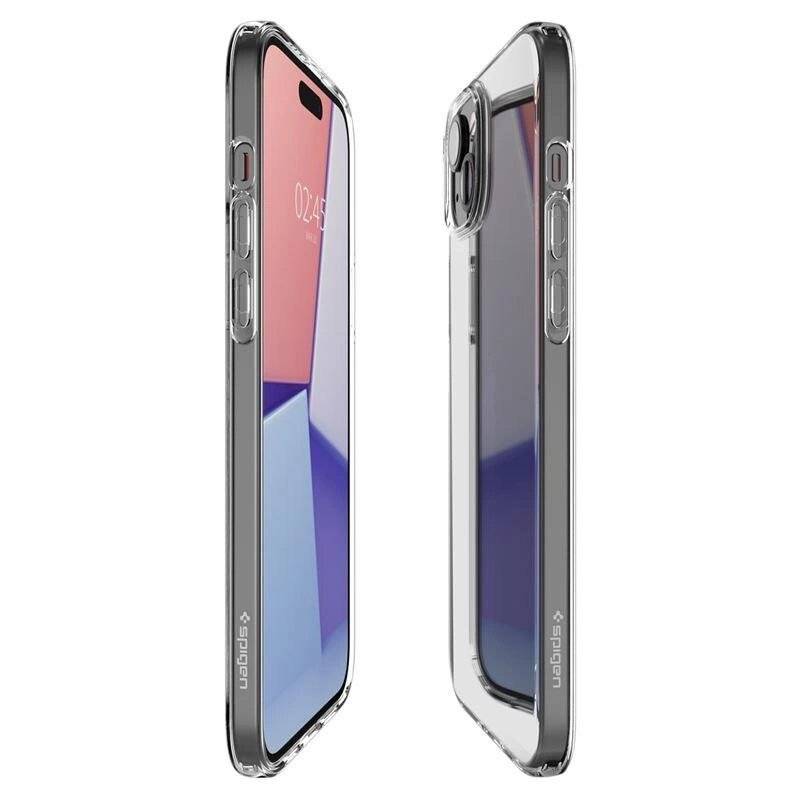 Spigen Crystal Flex Hülle iPhone 15 Plus – transparent