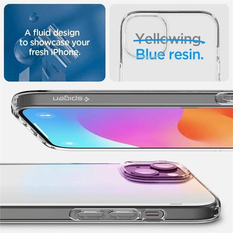 Spigen Crystal Flex Hülle iPhone 15 Plus – transparent