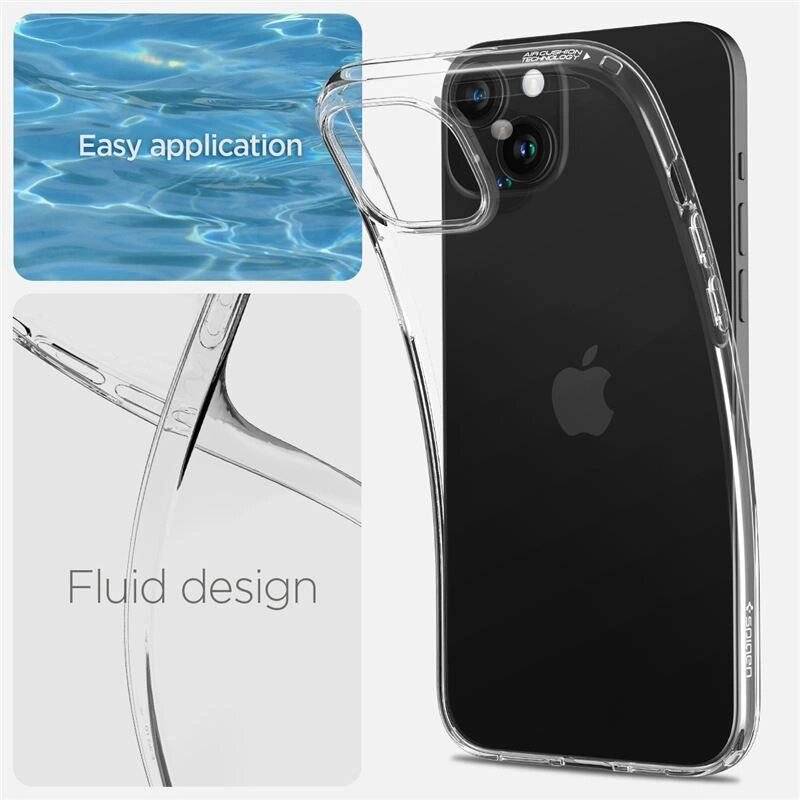 Spigen Crystal Flex Hülle iPhone 15 Plus – transparent