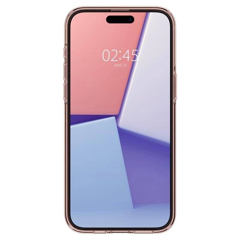 Spigen Crystal Flex Hülle iPhone 15 Pro Max – rosa transparent
