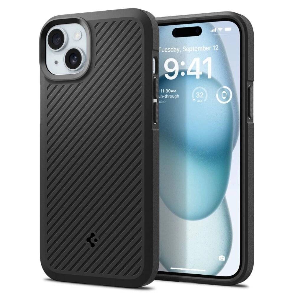 Spigen Core Armor Hülle iPhone 15 Plus – Mattschwarz