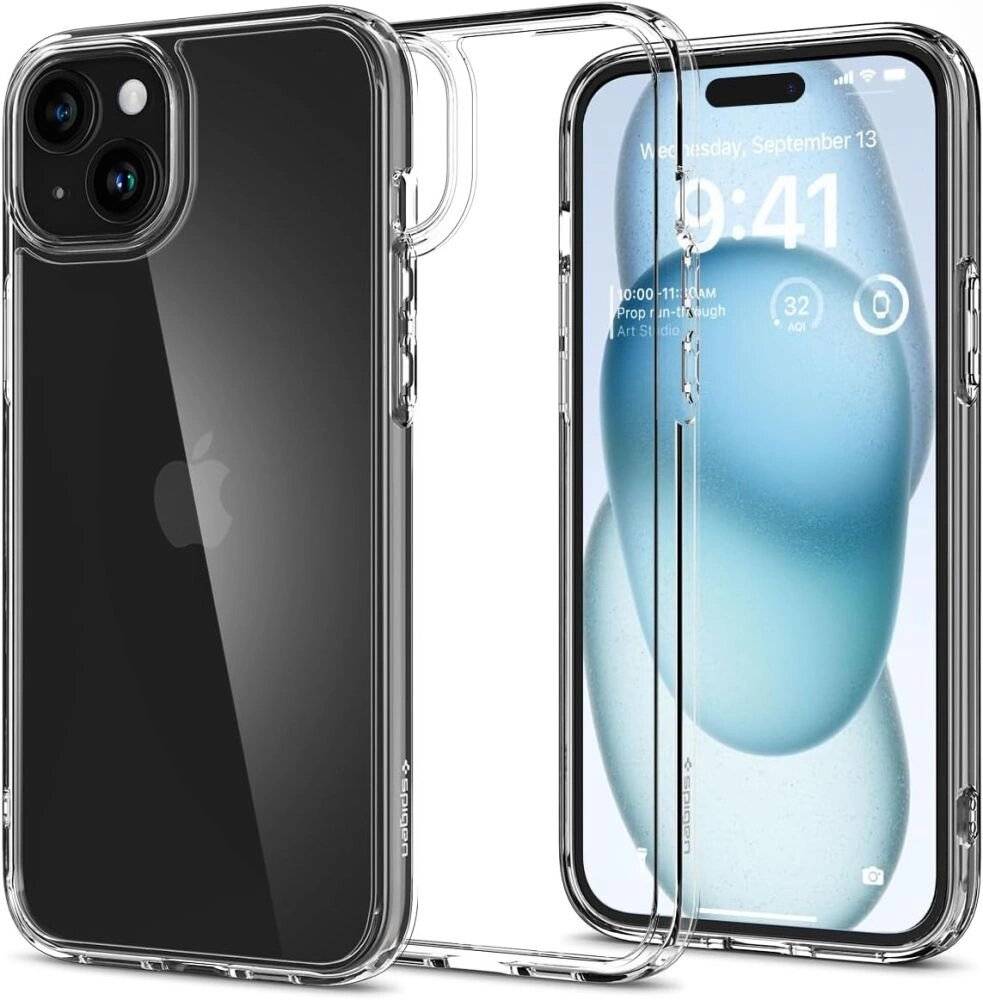 Spigen Ultra Hybrid-Hülle iPhone 15 – transparent
