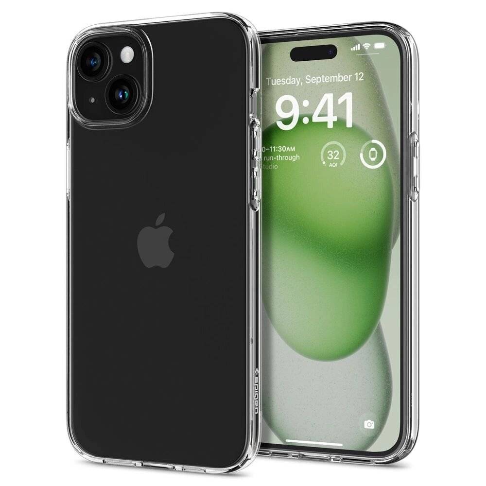 Spigen Liquid Crystal Hülle iPhone 15 Plus – transparent