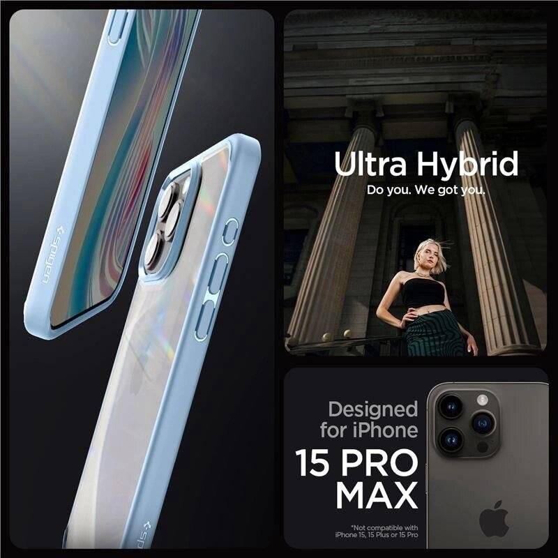 Spigen Ultra Hybrid-Hülle iPhone 15 Pro Max – Hellblau
