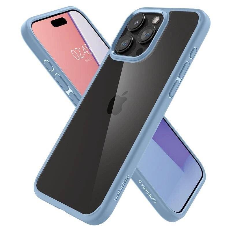 Spigen Crystal Hybrid-Hülle iPhone 15 Pro Max – transparent blau