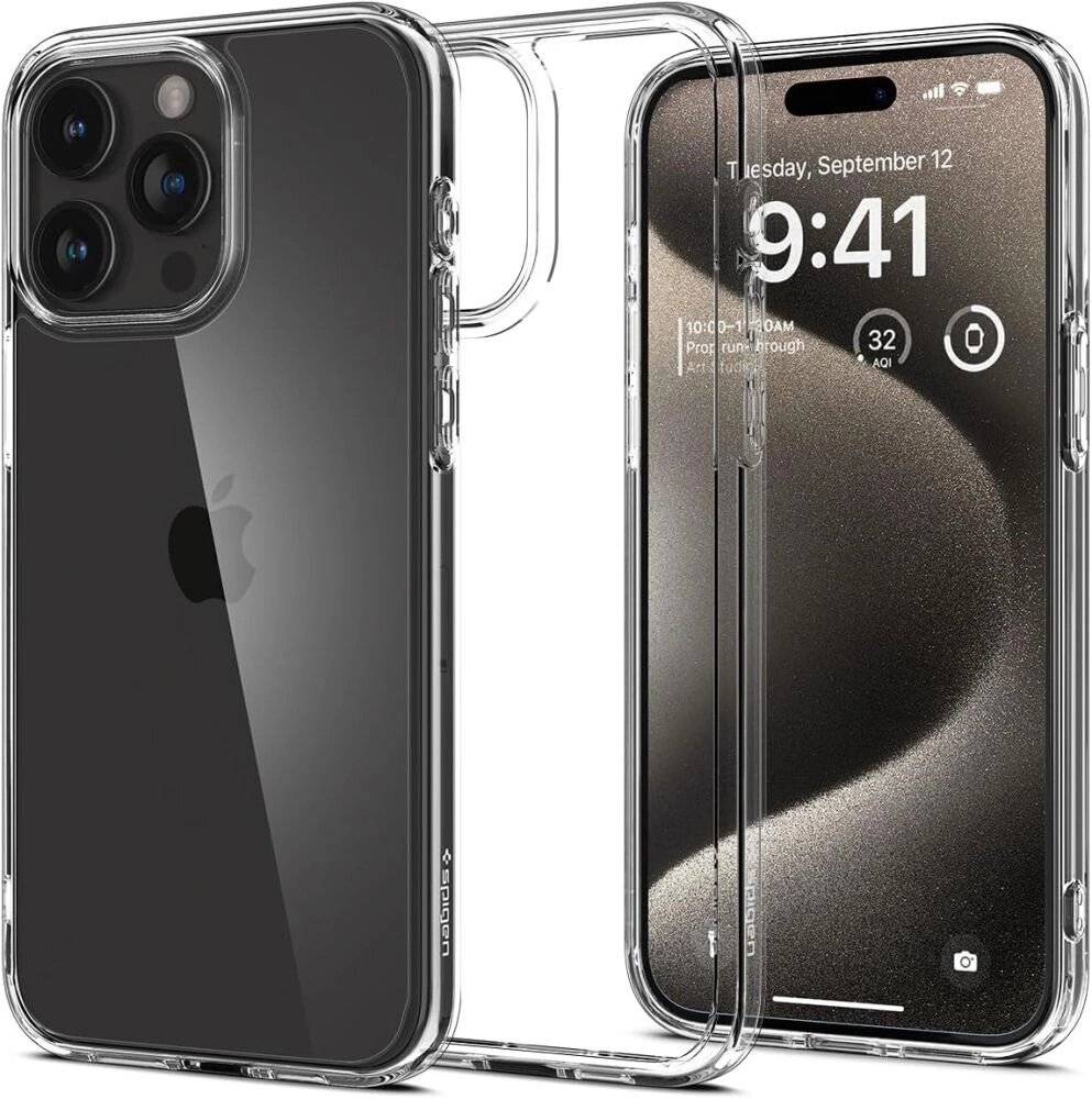 Spigen Ultra Hybrid-Hülle iPhone 15 Pro Max – transparent