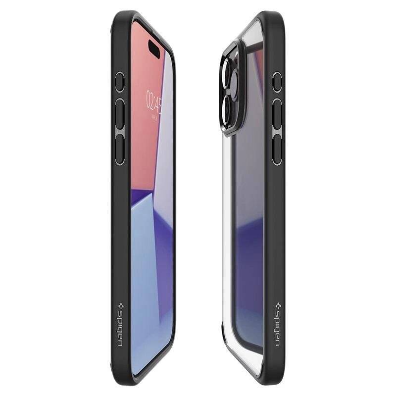 Spigen Crystal Hybrid-Hülle iPhone 15 Pro – Schwarz