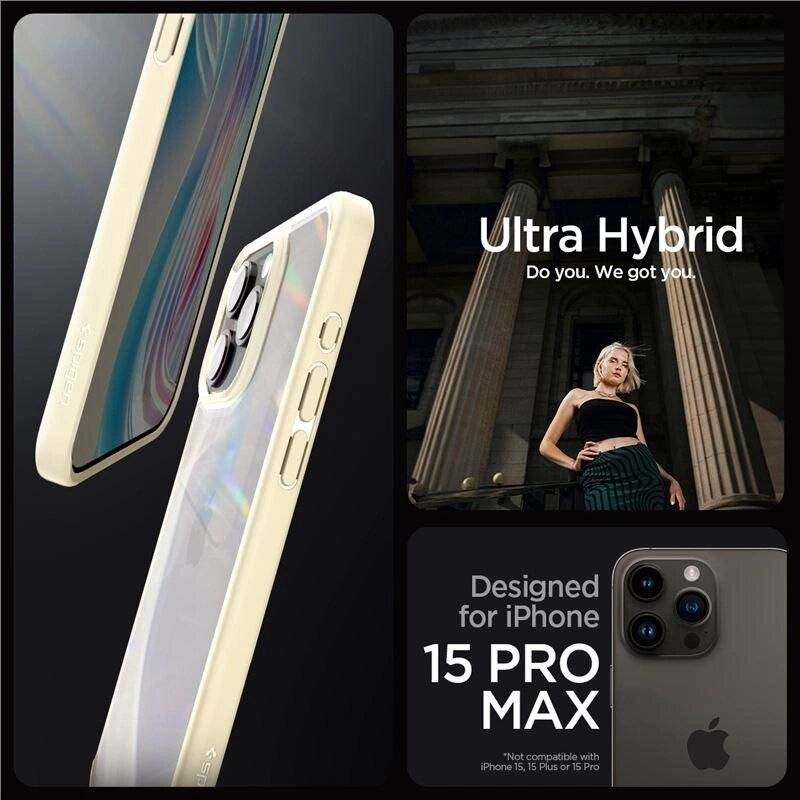 Spigen Ultra Hybrid-Hülle iPhone 15 Pro Max – Beige