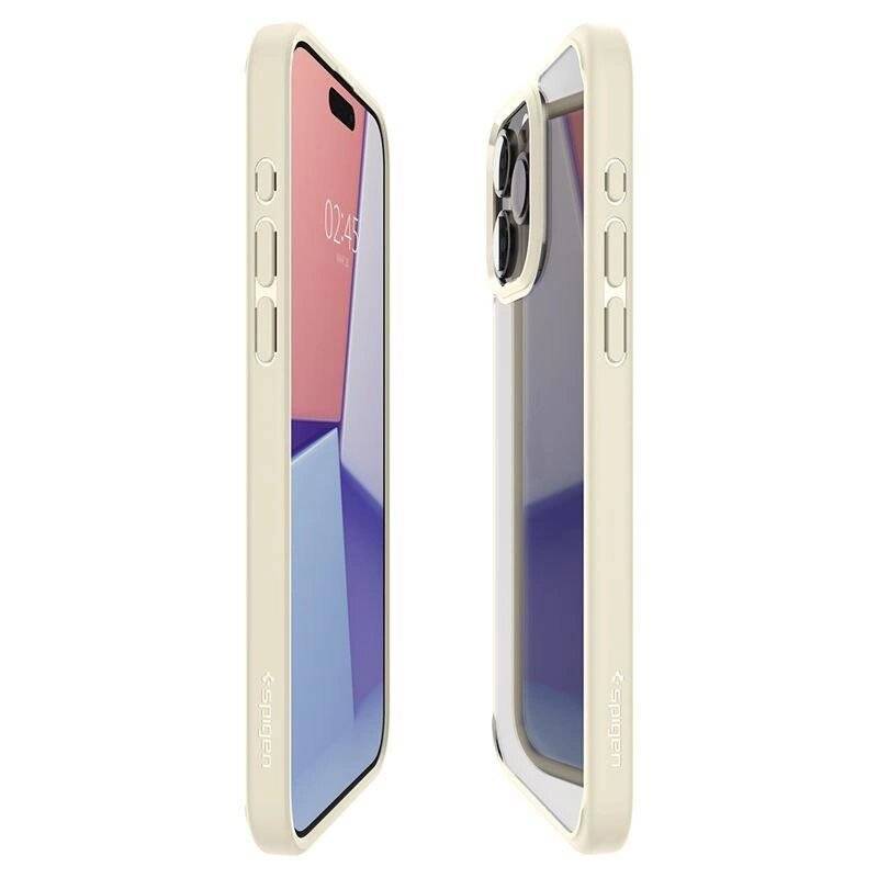 Spigen Crystal Hybrid-Hülle iPhone 15 Pro Max – transparent beige