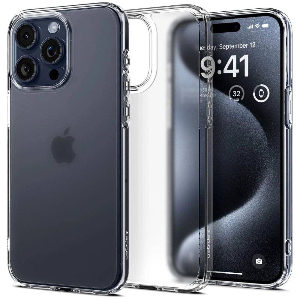 Spigen Ultra Hybrid-Hülle iPhone 15 Pro – transparent matt